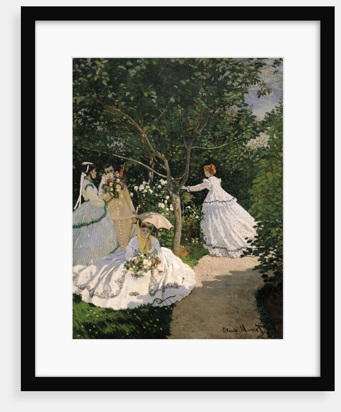 Women in the Garden, c.1866 by Claude Monet