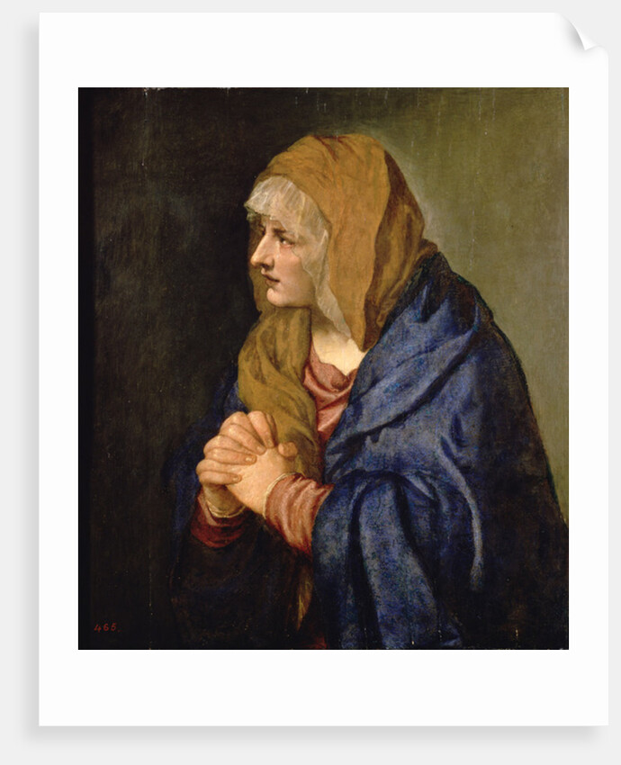 The Madonna of Sorrows by Titian (c.1488-1576)