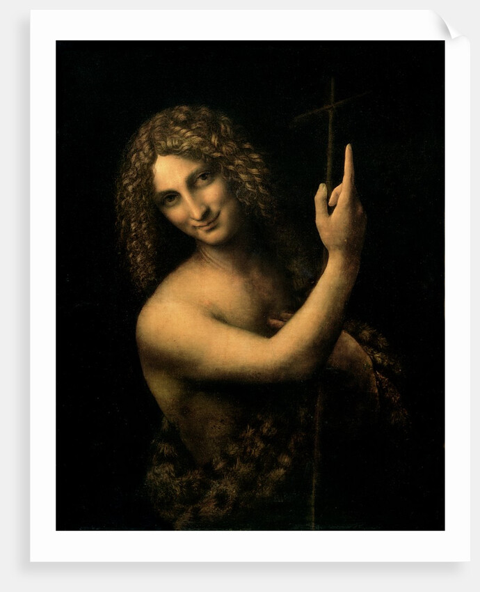 St. John the Baptist, 1513-16 by Leonardo da Vinci