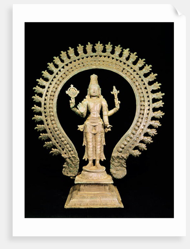 Vishnu, Late Chola by School Indian