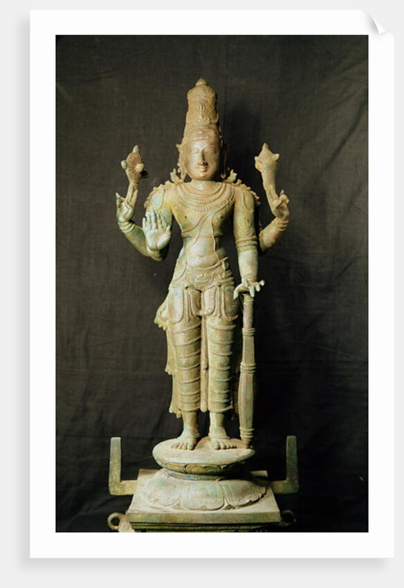 Vishnu, Late Chola by School Indian