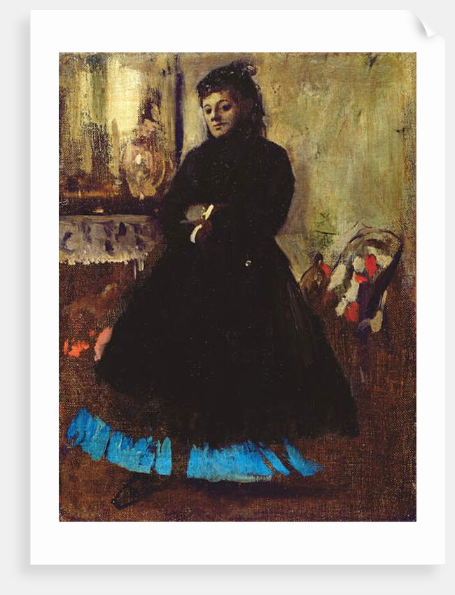 Portrait of Madame Ducros, 1858 by Edgar Degas