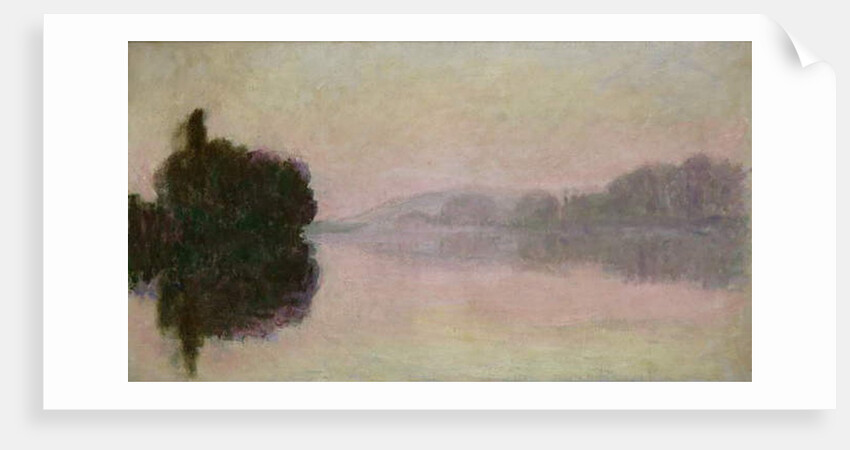 The Seine at Port-Villez, Evening Effect, 1894 by Claude Monet