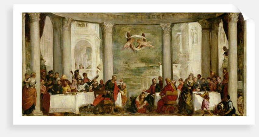 The Meal at the House of Simon the Pharisee, after a painting by Veronese 1860 by Berthe Morisot