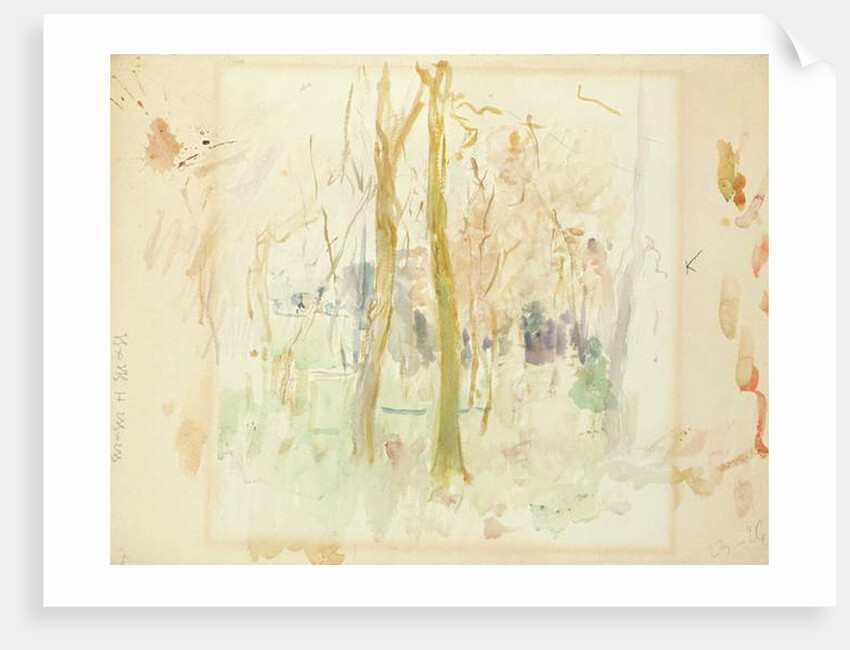 Red Trees, 1885 by Berthe Morisot