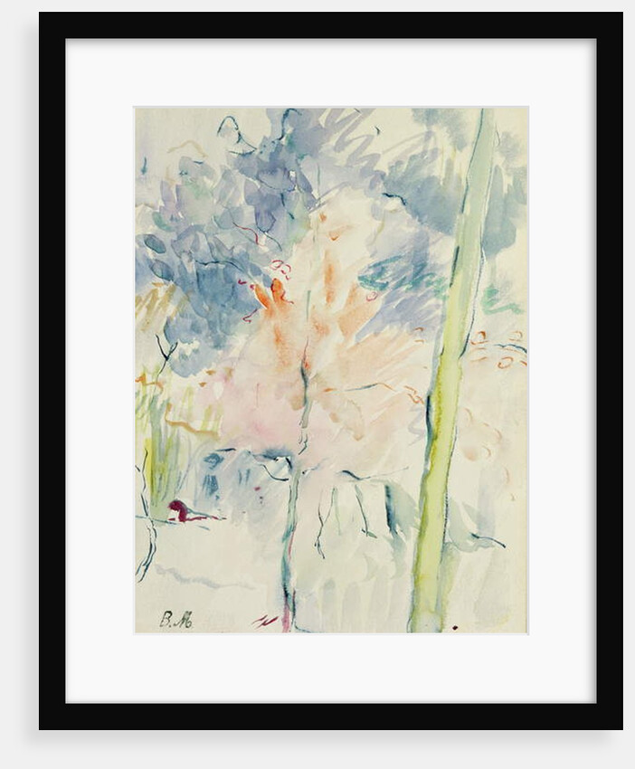 Red Tree in a Wood, 1893 by Berthe Morisot