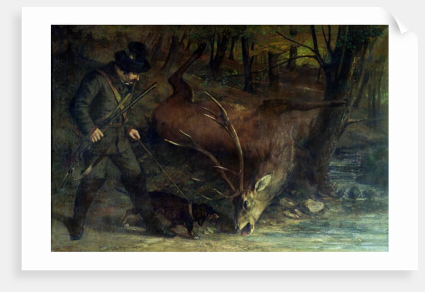 The Death of the Stag, 1859 by Gustave Courbet