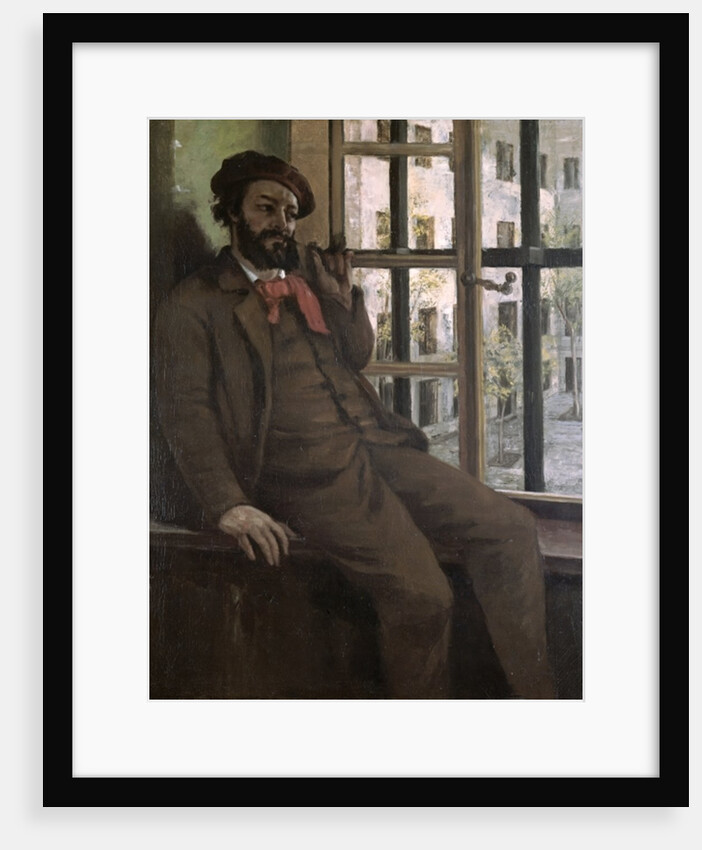 Self Portrait at Sainte-Pelagie, 1871 by Gustave Courbet