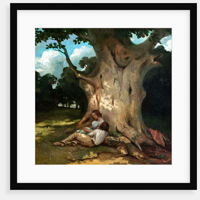 The Large Oak, 19th century by Gustave Courbet