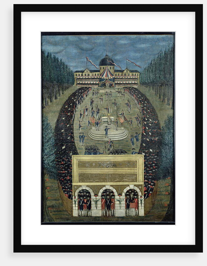 Fete de la Federation, 14th July 1790 by Dubois
