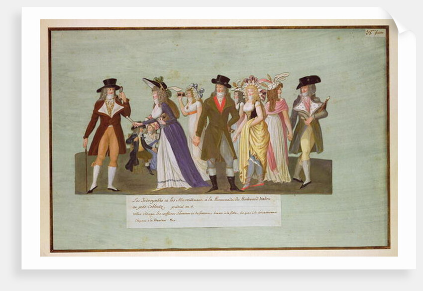 Fol.5 Amazing and Wonderful on the Boulevard des Italians by Lesueur Brothers