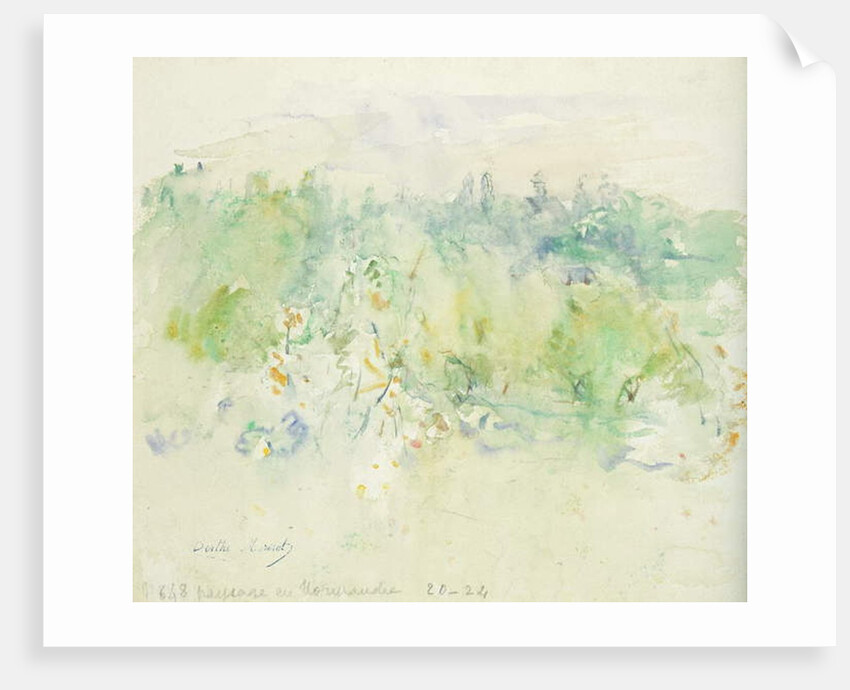 Normandy Landscape, 1880 by Berthe Morisot