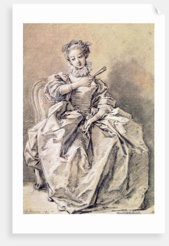 Woman in Spanish Costume by Francois Boucher