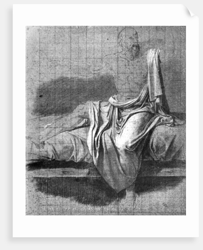 Study for the Death of Socrates by Jacques Louis David