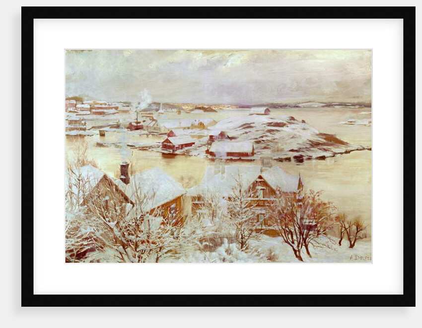 A December Day c.1893 by Albert Gustaf Aristides Edelfelt