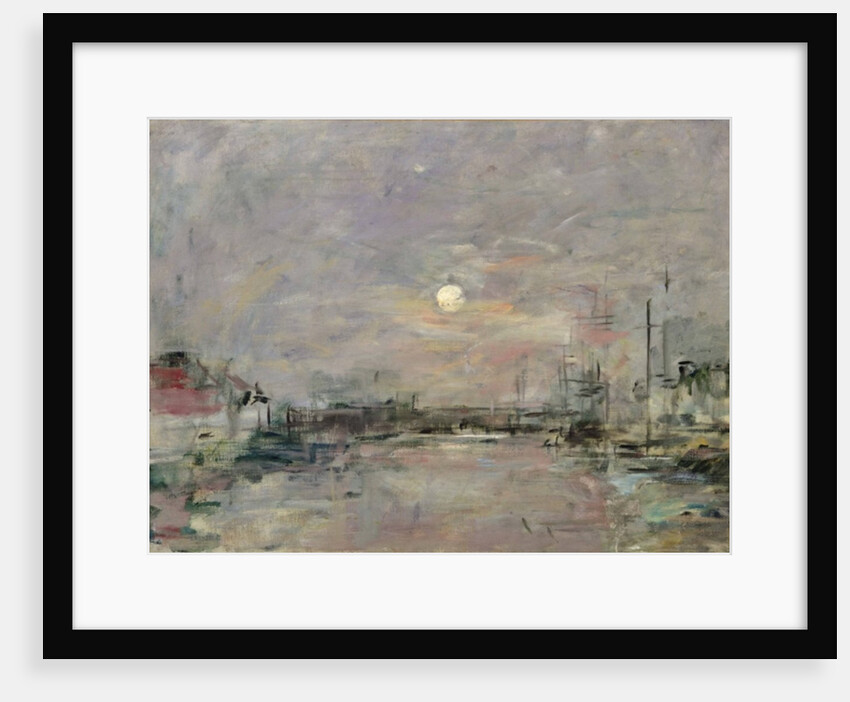 Dusk on the Commercial Dock at Le Havre, c.1892-94 by Eugene Louis Boudin