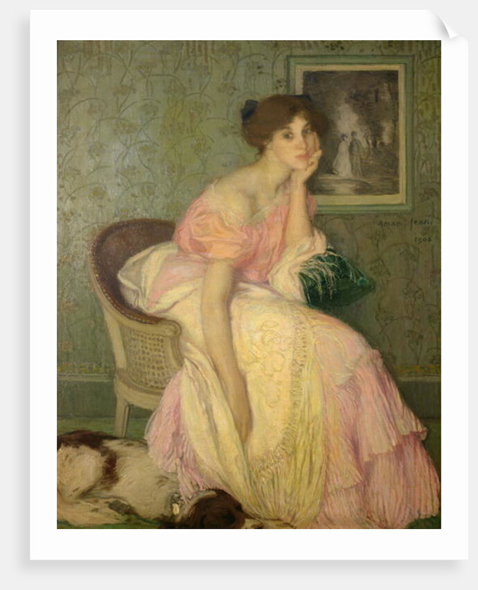 Portrait of a Young Girl, 1906 by Edmond-Francois Aman-Jean