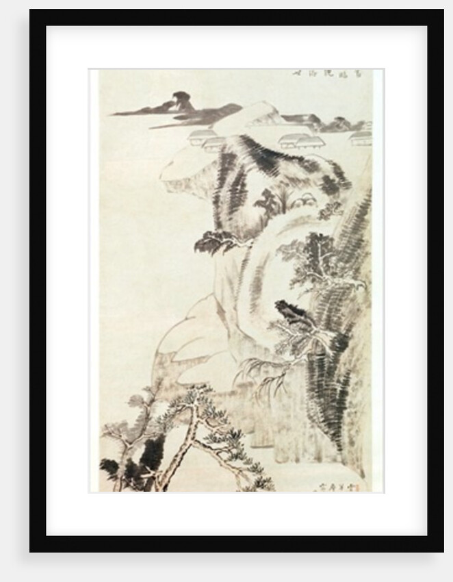 Landscape by Bada Shanren by Zhu da Bada Shanren