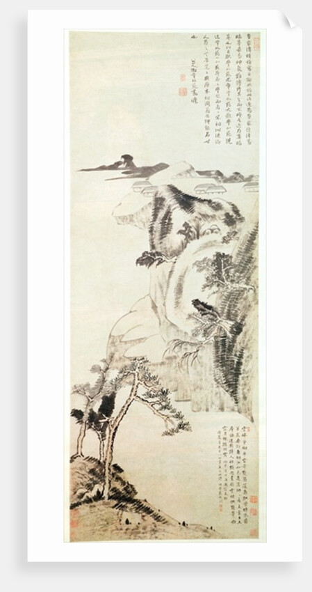 Landscape by Bada Shanren by Zhu da Bada Shanren