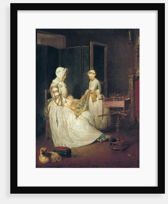 The Diligent Mother, c.1740 by Jean-Baptiste Simeon Chardin