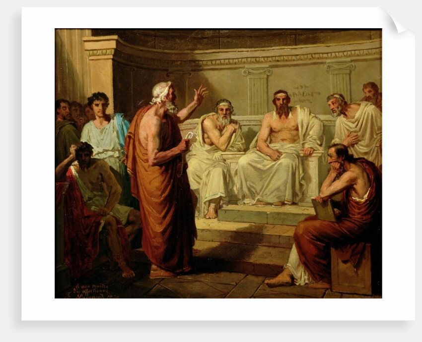 Sophocles Accused by his Sons, 1860 by Fortune Joseph Seraphin Layraud