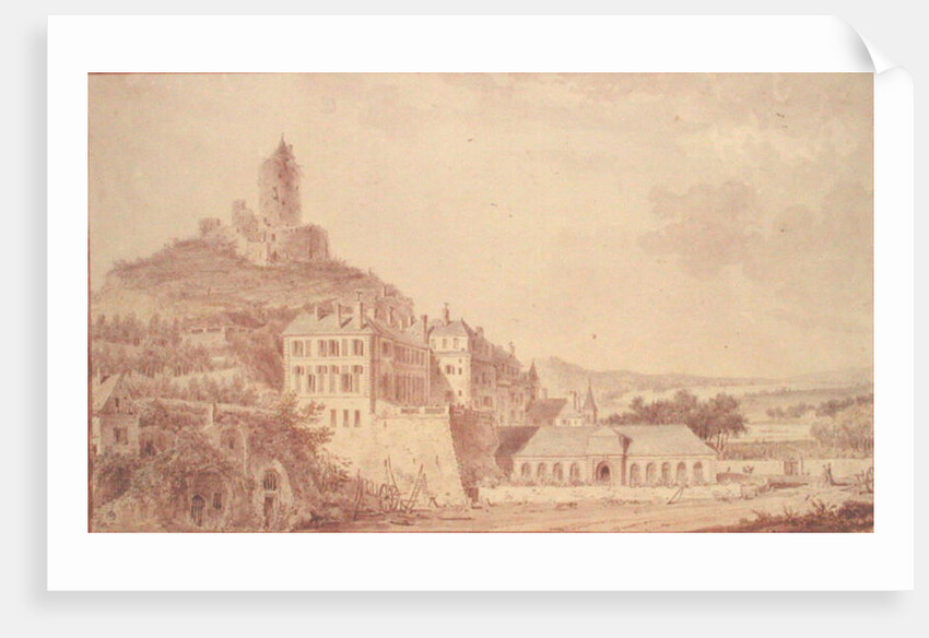 Chateau de La Roche-Guyon by Louis-Nicolas de Lespinasse