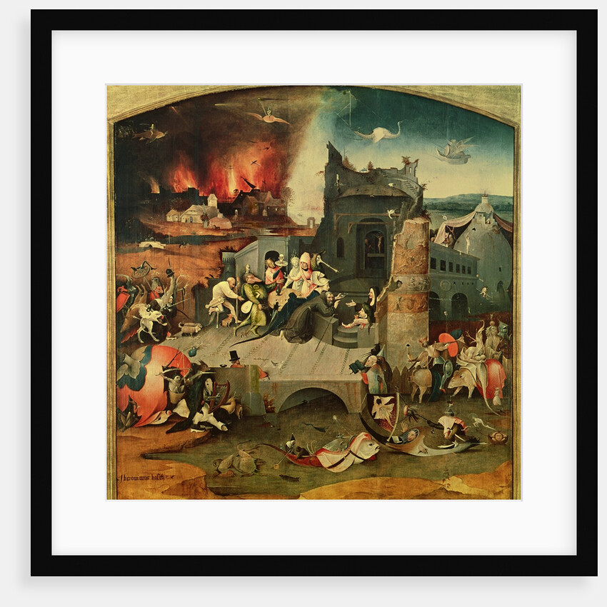 Central Panel of the Triptych of the Temptation of St. Anthony by Hieronymus Bosch