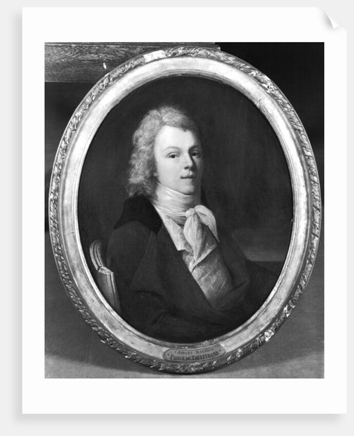 Portrait of Charles Maurice Talleyrand-Perigord Aged 16 by French School