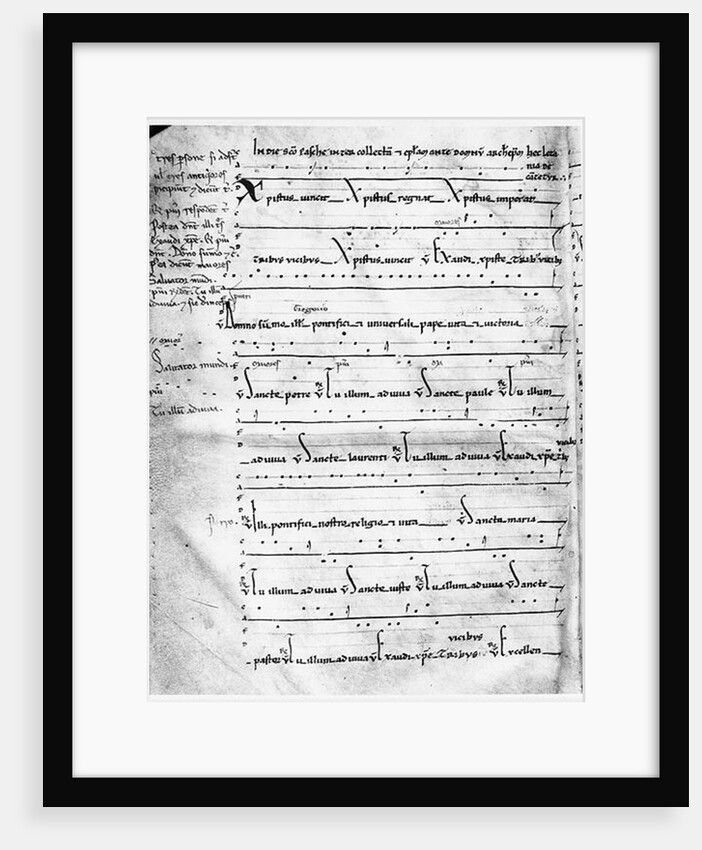 Ms.Latin Christus Vincit from 'Tropes et Proses from Narbonne' by French School