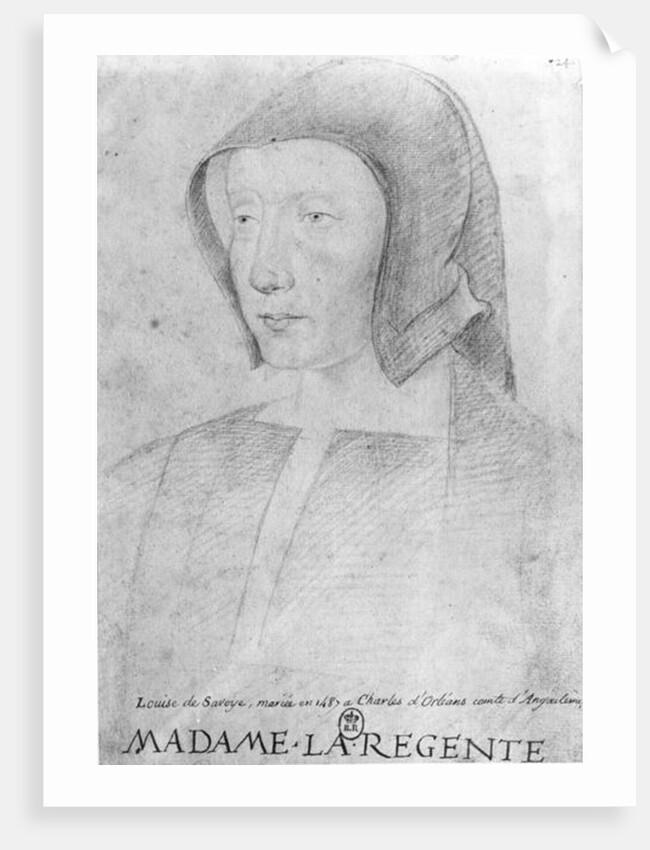 Louise de Savoie by Jean Clouet