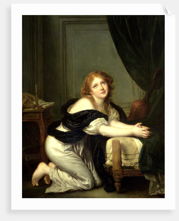 Morning Prayer by Jean Baptiste (attr. to) Greuze