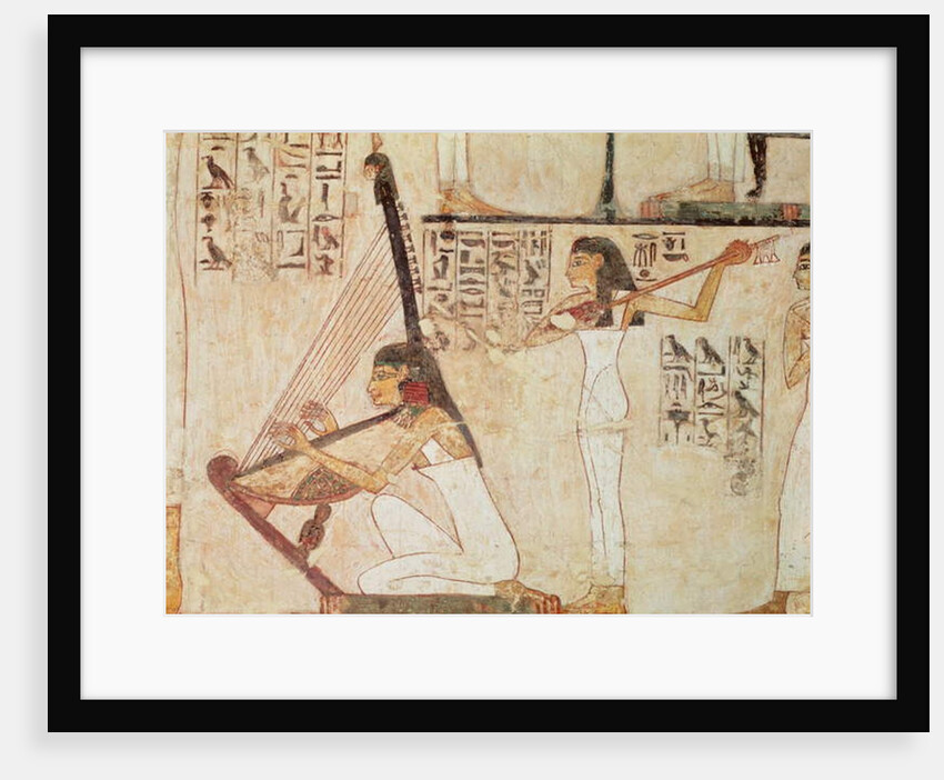 Two Musicians by Egyptian 18th Dynasty