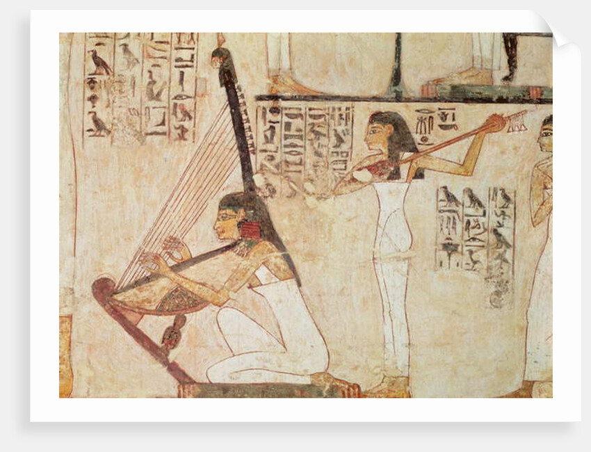 Two Musicians by Egyptian 18th Dynasty