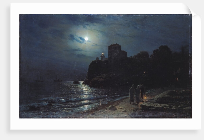 Moonlight on the Edge of a Lake, 1870 by Aleksei Kondratevich Savrasov