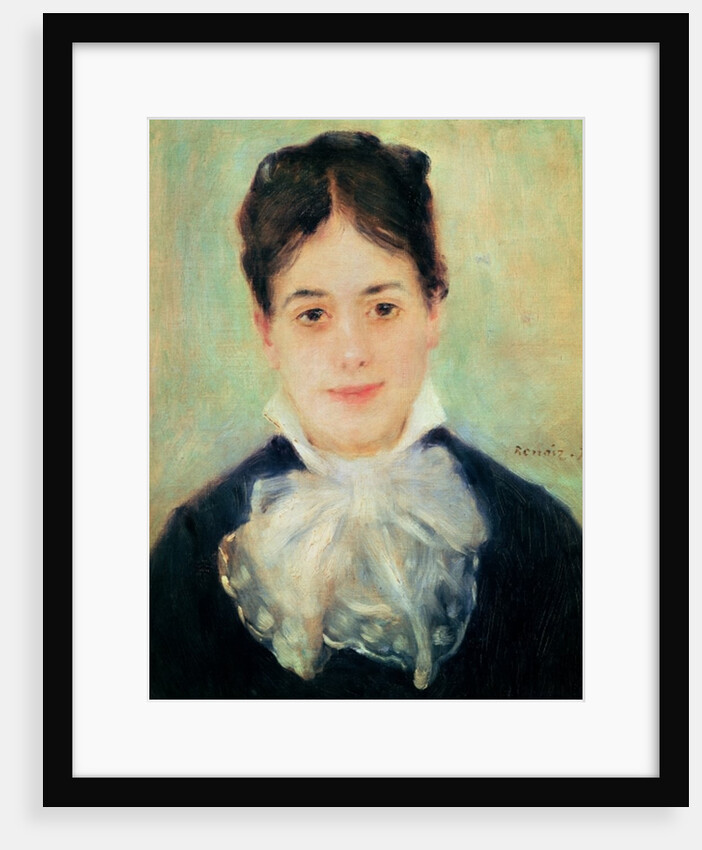 Woman Smiling, 1875 by Pierre Auguste Renoir