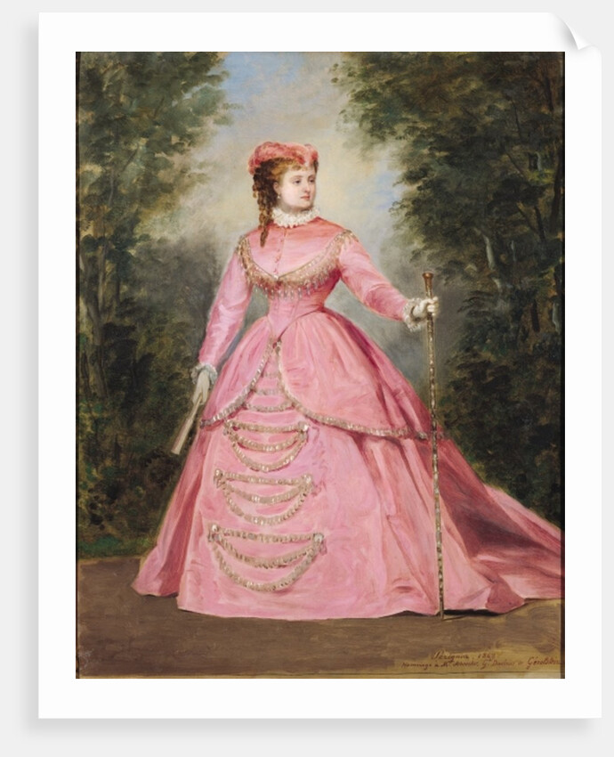 Hortense Schneider 1868 by Alexis Joseph Perignon