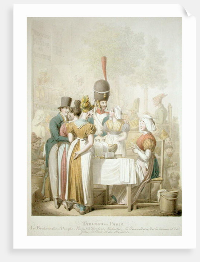 The Boulevard du Temple by Georg Emanuel Opitz