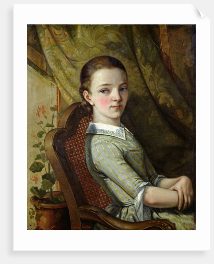 Juliette Courbet 1844 by Gustave Courbet