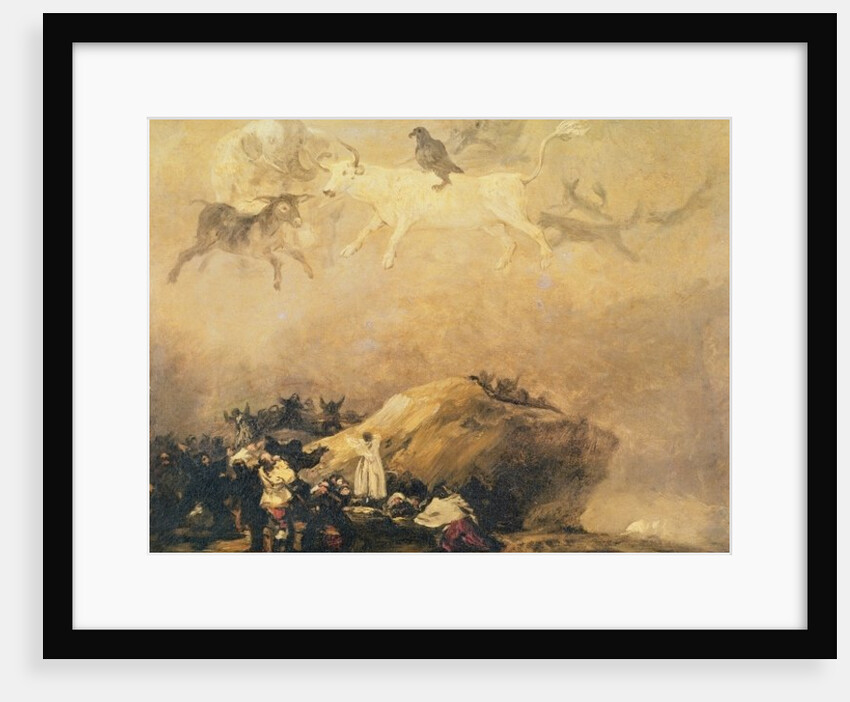 Capriccio Scene: Animals in the Sky by Francisco Jose de Goya y Lucientes