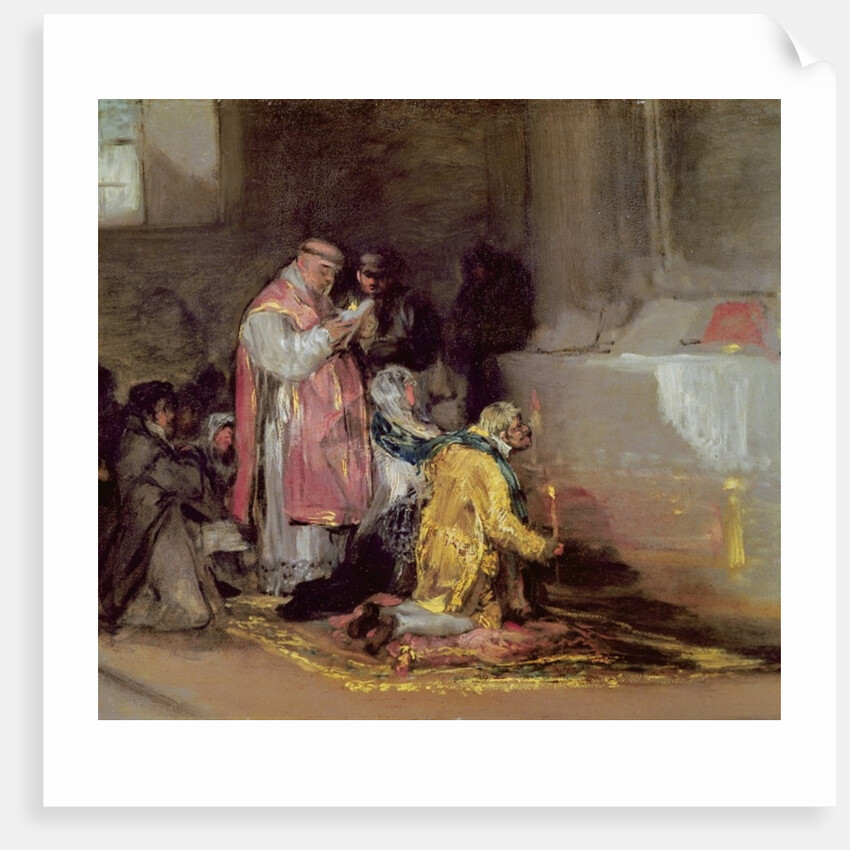 The Ill-Matched Marriage, c.1819 by Francisco Jose de