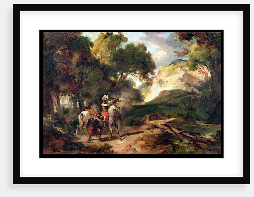 Henri IV and Captain Michau by Achille Etna Michallon