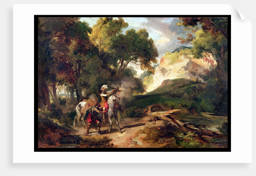 Henri IV and Captain Michau by Achille Etna Michallon