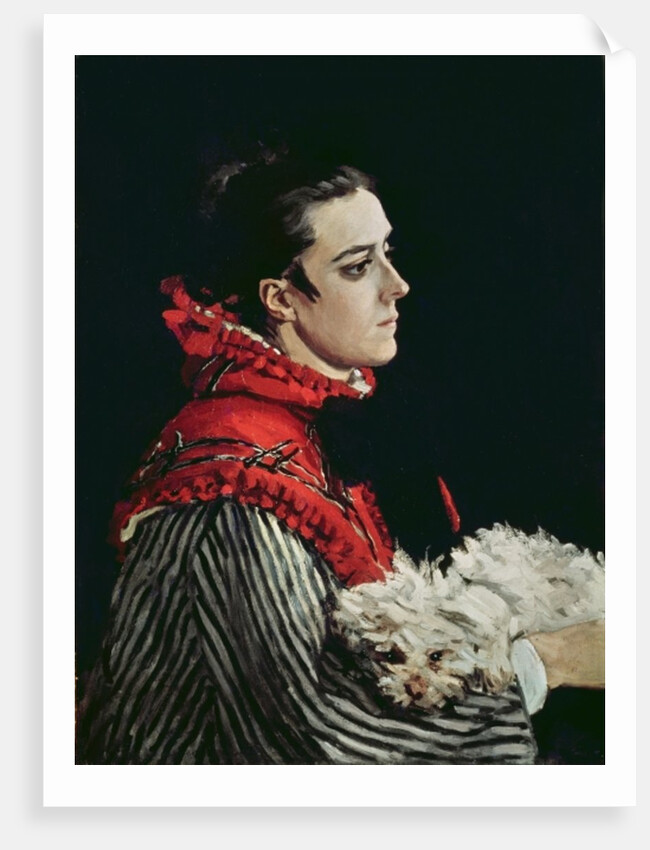 Camille Monet in a Red Cape, 1866 by Claude Monet