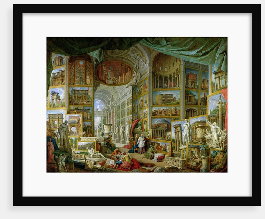 Galerie des vues de la Rome antique, 1758 by Giovanni Paolo Pannini or Panini