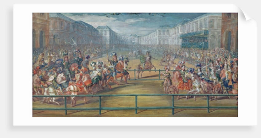 Carousel of Amazons in 1682 by School French