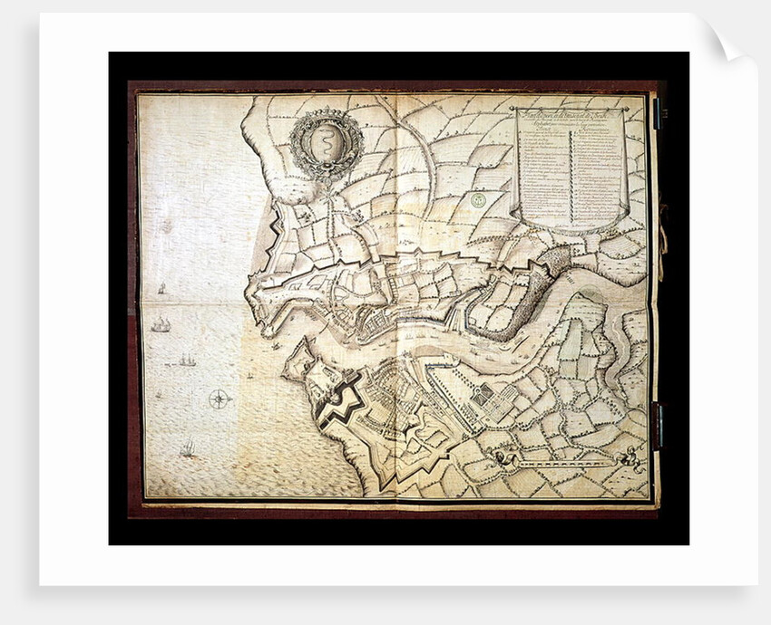 Plan of the Port and Arsenal of Brest, 1676 by French School