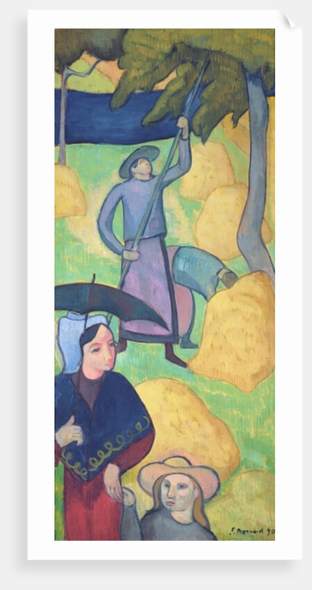 The Apple Harvest, 1890 by Emile Bernard