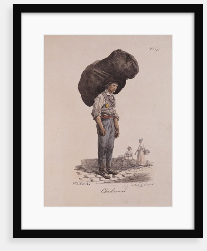 The Collier, number 11 from 'The Cries of Paris' series by Antoine Charles Horace Vernet