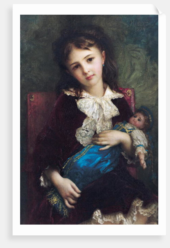 Portrait of Catherine du Bouchage, 1879 by Antoine Auguste Ernest Herbert or Hebert