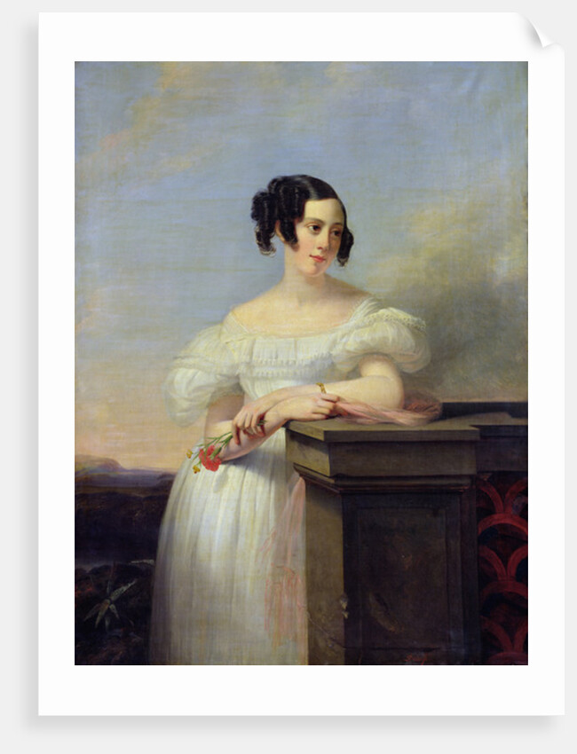 Portrait of Madame Vaussard by Claude-Marie Dubufe